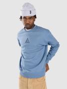 HUF Set Triple Triangle Crewneck Neulepaita sininen