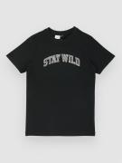 Urban Classics Stay Wild Leo Kids T-Paita musta
