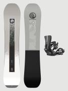 Salomon Sight+Rhythm Black M 2026 Lumilautapaketti kuviotu