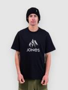 Jones Snowboards Truckee Org Cot T-paita musta