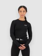 Mons Royale Cascade Merino Kerrastopaita musta