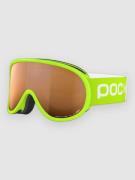 POC Pocito Retina Fluorescent Yellow/Green Laskettelulasit vihreä