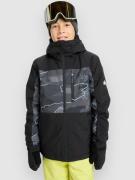 Quiksilver Side Hit Printed Kids Takki musta