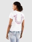 True Religion Crystal Hs Crew T-Paita valkoinen