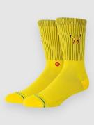 Stance Pikachu Crew Socks keltainen
