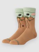 Stance Grogu Hungry Crew Socks kuviotu