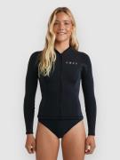 Roxy 1.0 Swell Natural Front Zip Surffitakki kuviotu