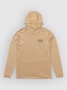 Salty Crew Jimmy Hooded Sunshirt Longsleeve Lycra ruskea