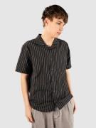 Blue Tomato Striped Linen Paita musta