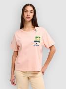 RVCA AF Love Birds Easy T-Paita pinkki