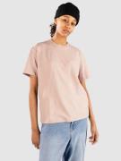 Carhartt WIP Script Embroidery T-Paita pinkki