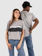 Lacoste Regular Fit Colorblock Cotton T-paita harmaa