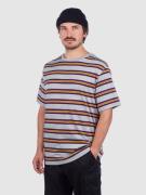 Zine Bonus Stripe T-paita harmaa