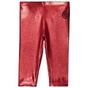 The Animals Observatory Bright Alligator Leggings Red Logo 2 Years