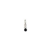 Design Letters Charm Black Agate One Size