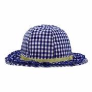 Monnalisa Gingham Sun Hat Blue 24-36 Months