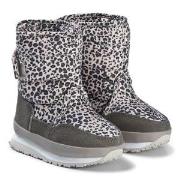 Rubber Duck Leopard Print Boots Gray 25 EU