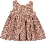 Wheat Floral Baby Dress Pale Lilac Flowers