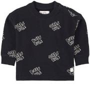 Sproet & Sprout Rules Print Sweatshirt Black 12 months