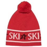 Perfect Moment Ski Bobble Beanie Red One Size