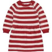 Absorba Striped Knit Dress Carmine Red 9 Months