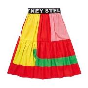Stella McCartney Kids Color-blocked Skirt Red 5 Years