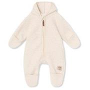 MINI A TURE Adel Fleece Coverall White Swan 6 Months
