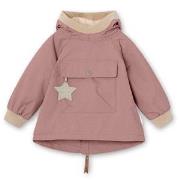 MINI A TURE Baby Vito Fleece Lined Anorak Pale Wood Rose 12 Months