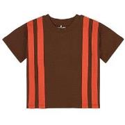 Mini Rodini Striped T-Shirt Brown 80/86 cm