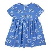 Bobo Choses Printed Dress With Ropes Blue 4-5 Years