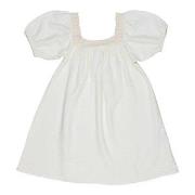 búho Dress With Lace Trim Cream 4 Years