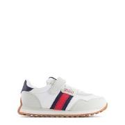 Ralph Lauren Train 89 PS Sneakers White Tumbled/Grey Microsuede/Navy w...