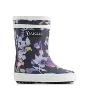 Aigle Baby Flac Rain Boots Dark Flower 20 EU