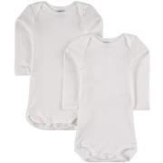 Petit Bateau 2-Pack Baby Bodies White 3 months