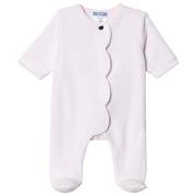 Jacadi Scallop Footed Baby Body Pink 12 months