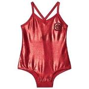 The Animals Observatory Trout Bodysuit Red Logo 3 Years