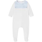 Jacadi Footed Baby Body White 12 Months