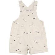 Absorba Printed Overall Shorts Cream 12 Months