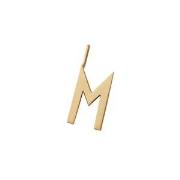Design Letters Gold Letter Charm 16 mm - M One Size