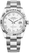 Rolex Naisten kello 126234-0026 Datejust 36 Valkoinen/Teräs Ø36 mm