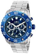 Invicta Miesten kello 22517 Pro Diver Sininen/Teräs Ø47 mm