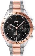 Hugo Boss Miesten kello 1513584 Talent Musta/Punakultasävyinen Ø42