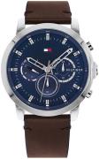 Tommy Hilfiger Miesten kello 1791797 Sininen/Nahka Ø46 mm