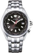 Citizen Miesten kello CB0220-85E Radio Controlled Musta/Teräs Ø42 mm