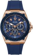 Guess Miesten kello W1049G2 Iconic Sininen/Kumi Ø45 mm