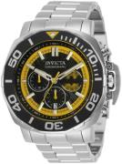 Invicta Miesten kello 35075 Dc Comics Musta/Teräs Ø48 mm