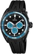 Festina Miesten kello F16610-B Multifunction Musta/Kumi Ø44 mm