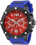 Invicta Miesten kello 34020 I-Force Punainen/Teräs Ø50 mm