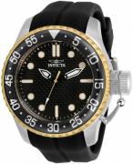 Invicta Miesten kello 32964 Pro Diver Musta/Kumi Ø50 mm