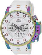 Invicta Miesten kello 25277 I-Force Valkoinen/Teräs Ø50 mm